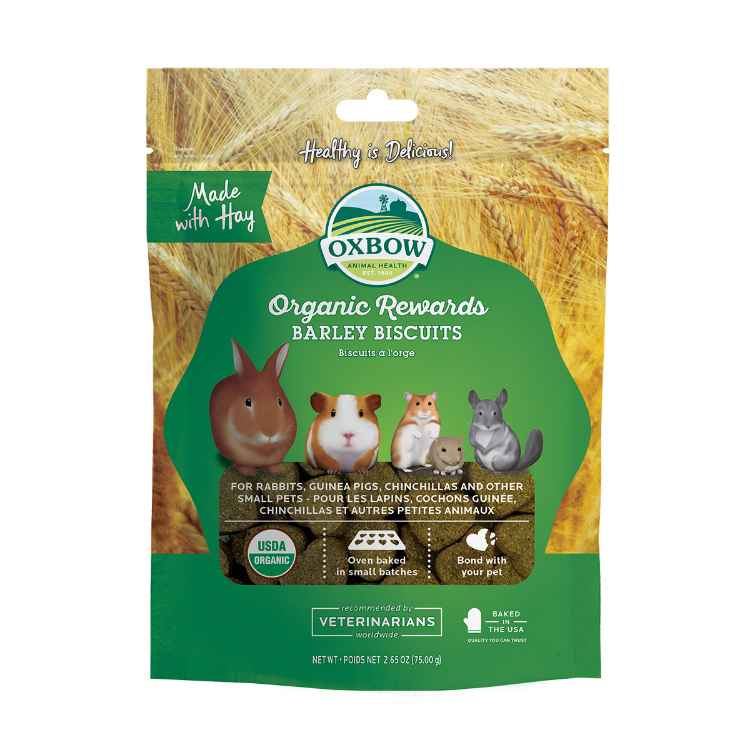 Picture of OXBOW ORGANIC REWARDS BARLEY BISCUITS - 75g/2.65oz