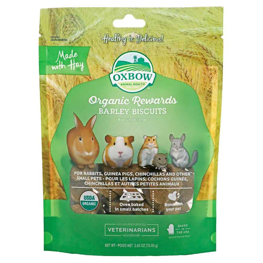 Picture of OXBOW ORGANIC REWARDS BARLEY BISCUITS - 75g/2.65oz