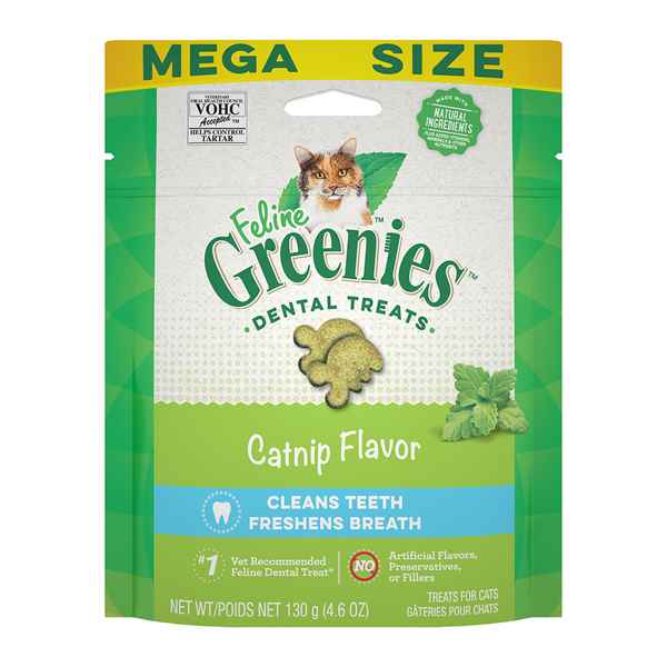 Picture of GREENIE FELINE DENTAL TREAT Catnip Flavor - 4.6oz/130g