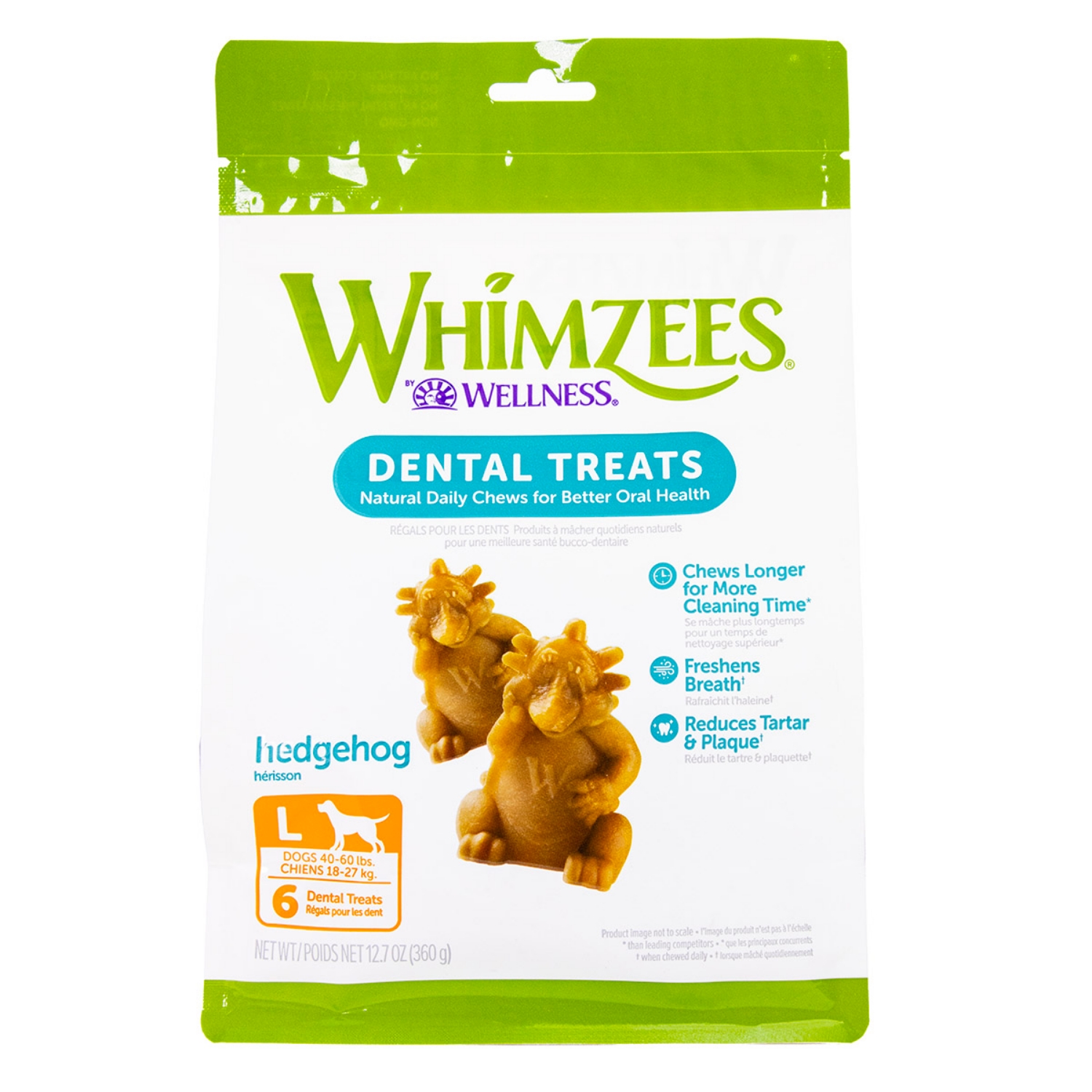 Picture of TREAT CANINE Whimzees Hedgehogs Large - 6/bag