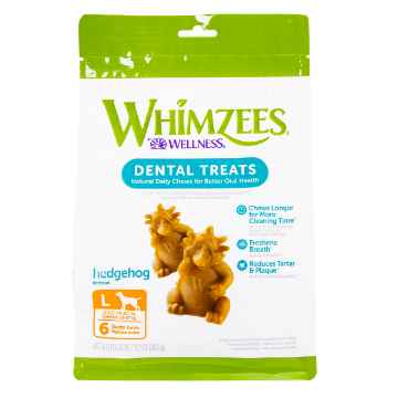 Show details for TREAT CANINE Whimzees Hedgehogs Large - 6/bag Picture of TREAT CANINE Whimzees Hedgehogs Large - 6/bag