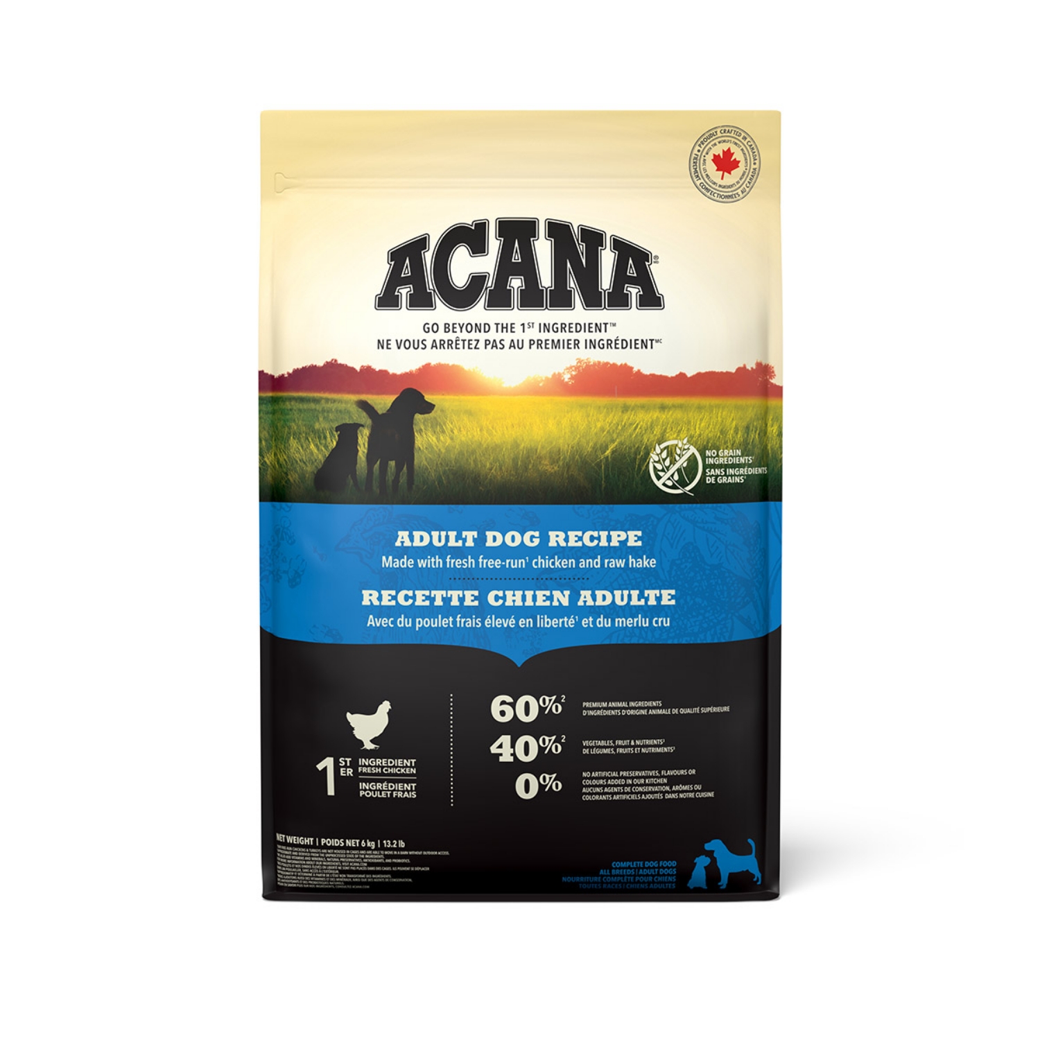 Picture of ACANA Adult Dog Recipe Dry Food - 6kg/13.2lb