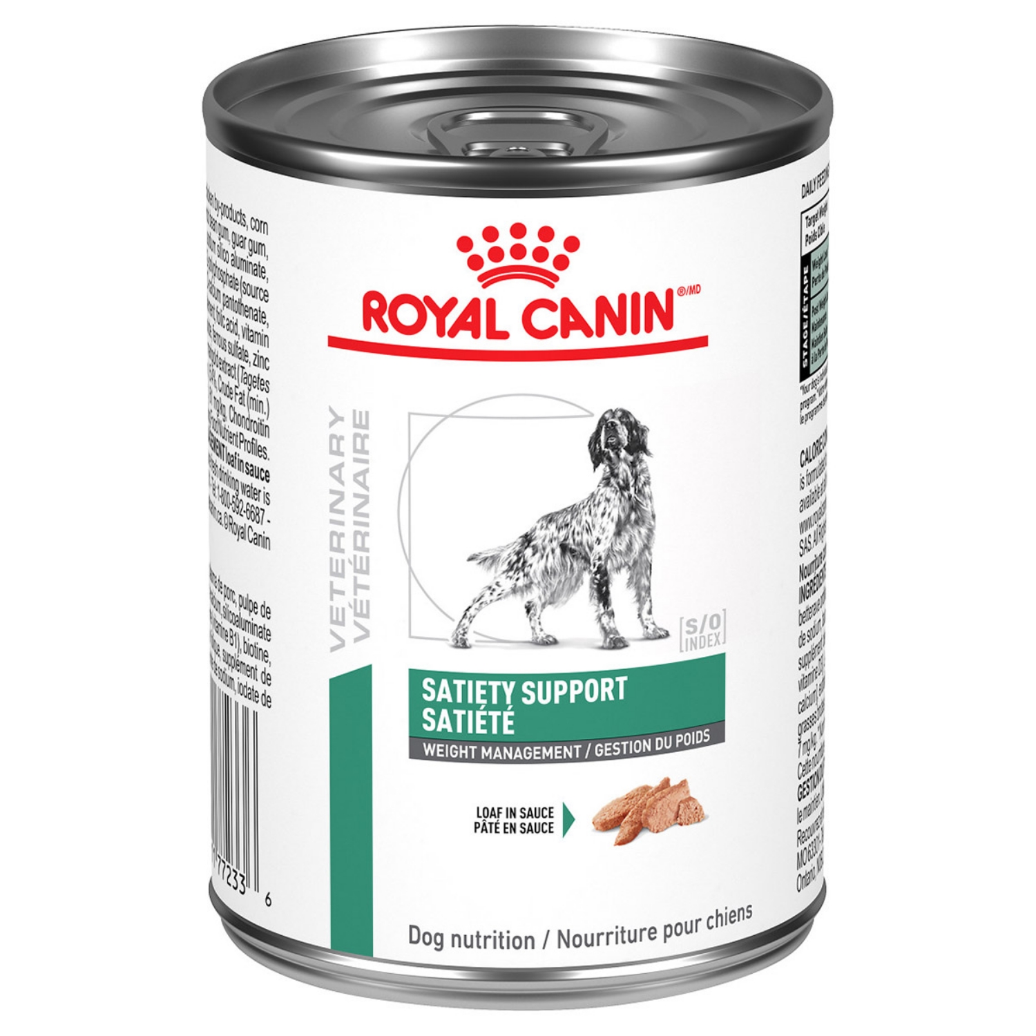 Picture of Royal Canin Veterinary Diet SATIETY SUPPORT Loaf Wet Dog Food - 12 X 380gm cans
