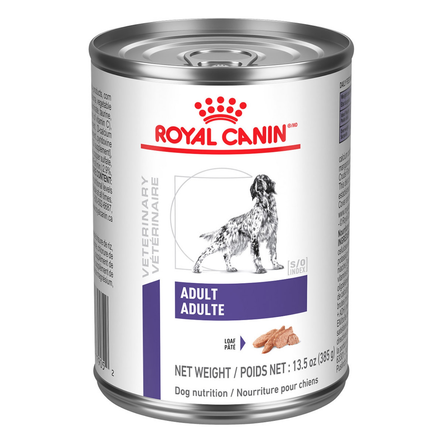 Picture of Royal Canin Veterinary Diet ADULT Loaf Wet Dog Food - 12 X 385gm cans