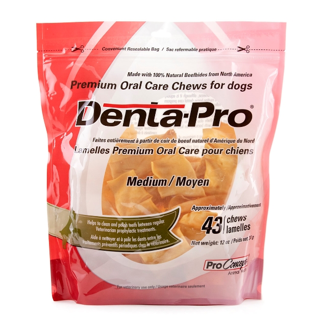 Picture of DENTA PRO PREMIUM ORAL CHEW for DOGS MEDIUM 12oz (340g) - 43s