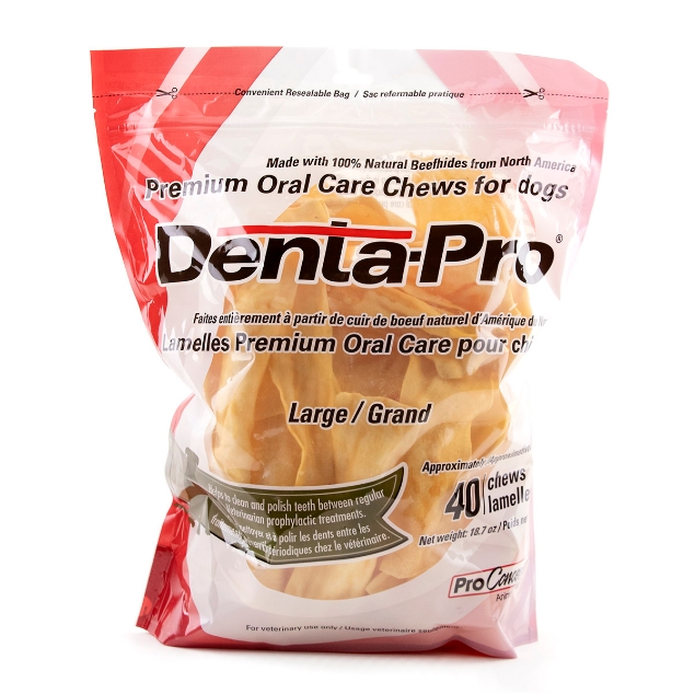 Picture of DENTA PRO PREMIUM ORAL CHEW for DOGS LARGE 18.7oz (530g) - 40s