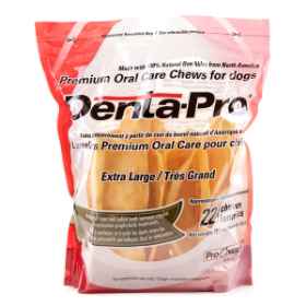 Show details for DENTA PRO PREMIUM ORAL CHEW for DOGS XLARGE 15.1oz (427g) - 22s Picture of DENTA PRO PREMIUM ORAL CHEW for DOGS XLARGE 15.1oz (427g) - 22s