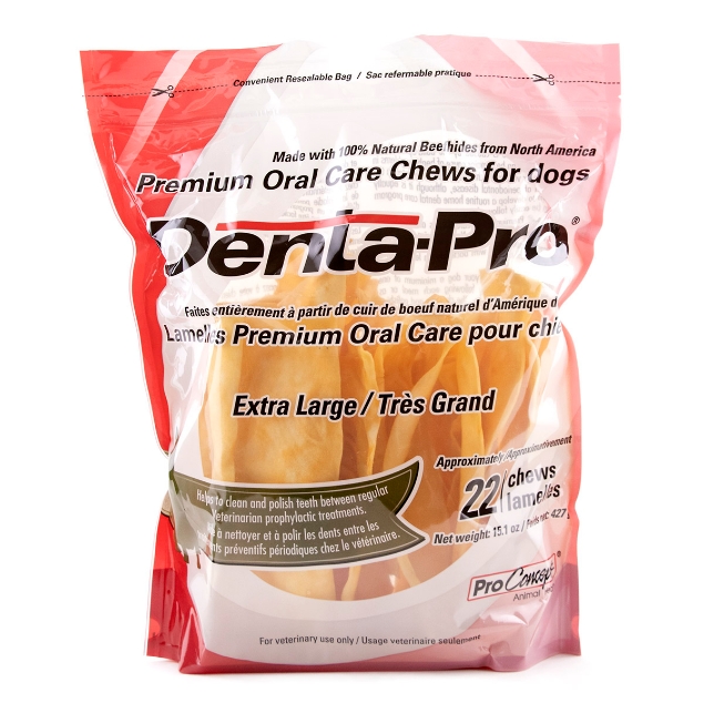 Picture of DENTA PRO PREMIUM ORAL CHEW for DOGS XLARGE 15.1oz (427g) - 22s