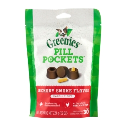 Picture of PILL POCKETS Dog Capsules Hickory Smoke Flavor - 7.9oz / 225g