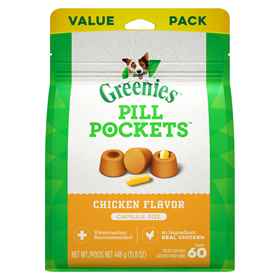 Picture of PILL POCKETS Dog Capsules Chicken Flavor - 15.8oz/448g