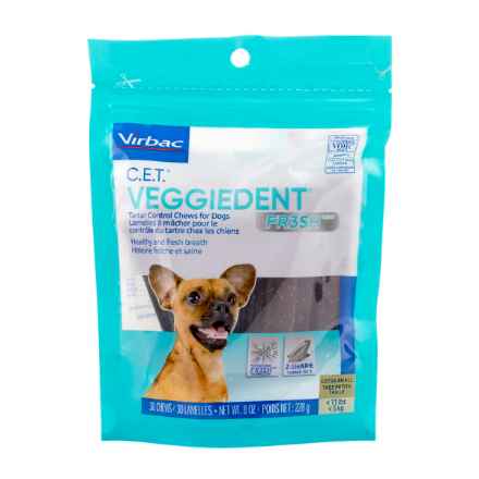 Picture of CET VEGGIEDENT FR3SH TARTAR CHEWS XSMALL - 30s