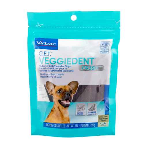 Picture of CET VEGGIEDENT FR3SH TARTAR CHEWS XSMALL - 30s