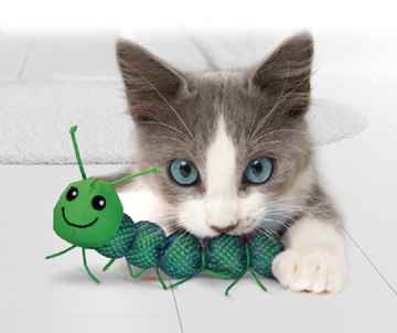 Picture of TOY CAT KONG Nibble Critter Catnipillar(d)