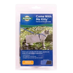 Picture of LEAD AND HARNESS COMBO FELINE PETSAFE Medium Cat - Royal Blue