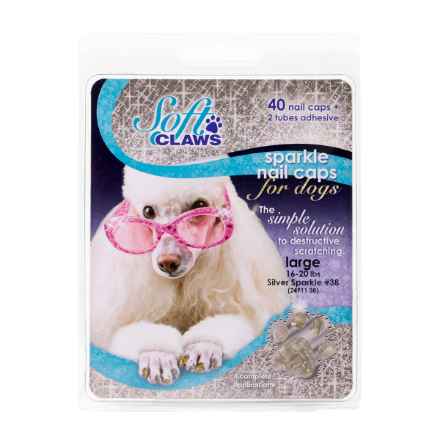 Picture of SOFT CLAWS TAKE HOME KIT CANINE LARGE - Silver Sparkle