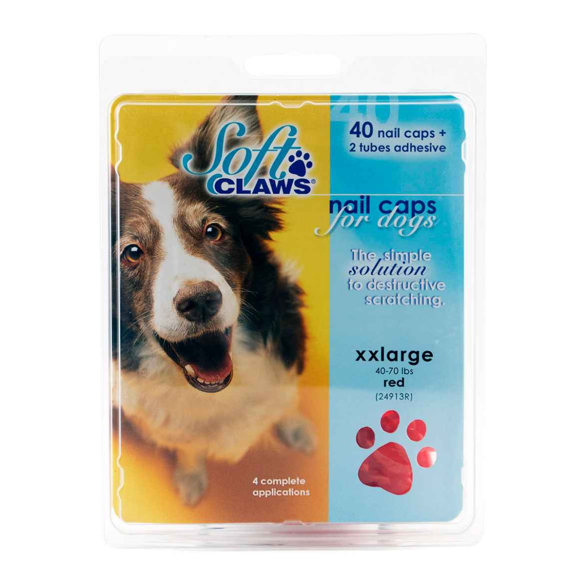 Picture of SOFT CLAWS TAKE HOME KIT CANINE XXLARGE - Red