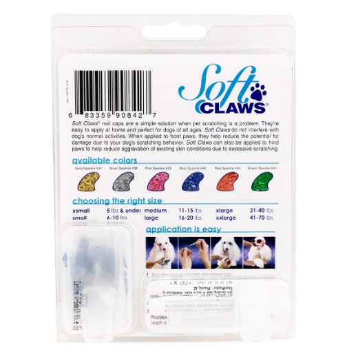 Picture of SOFT CLAWS TAKE HOME KIT CANINE X-SMALL - Blue Sparkle