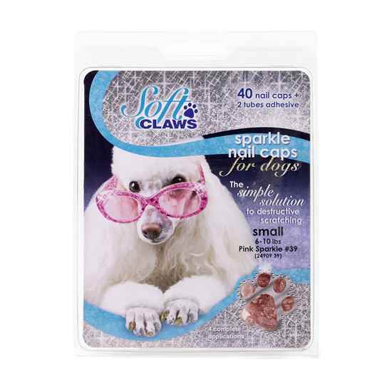 Picture of SOFT CLAWS TAKE HOME KIT CANINE SMALL - Pink Sparkle