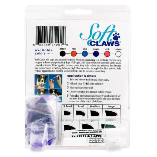 Picture of SOFT CLAWS TAKE HOME KIT CANINE XLARGE - Purple