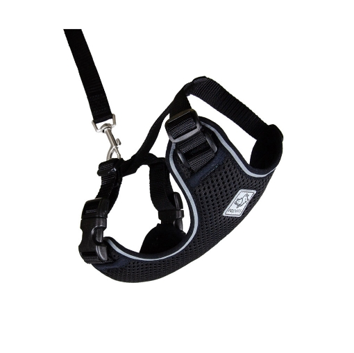 Picture of LEAD AND HARNESS COMBO FELINE RC ADVENTURE KITTY Medium - Black