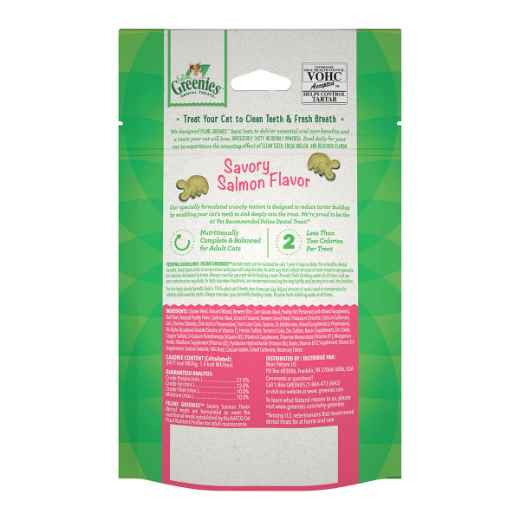 Picture of GREENIE FELINE DENTAL TREAT Savory Salmon - 2.1oz / 60g