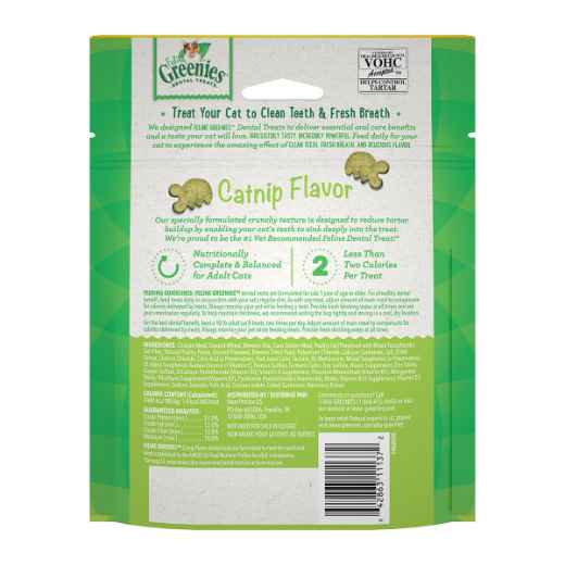 Picture of GREENIE FELINE DENTAL TREAT Catnip Flavor - 4.6oz/130g