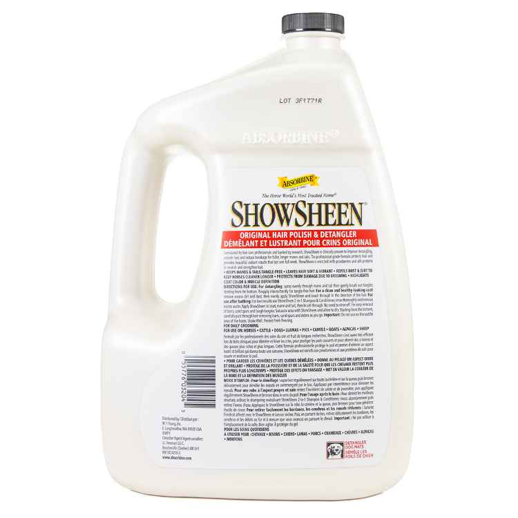 Picture of ABSORBINE SHOWSHEEN Hair Polish & Detangler - 3.8 litre