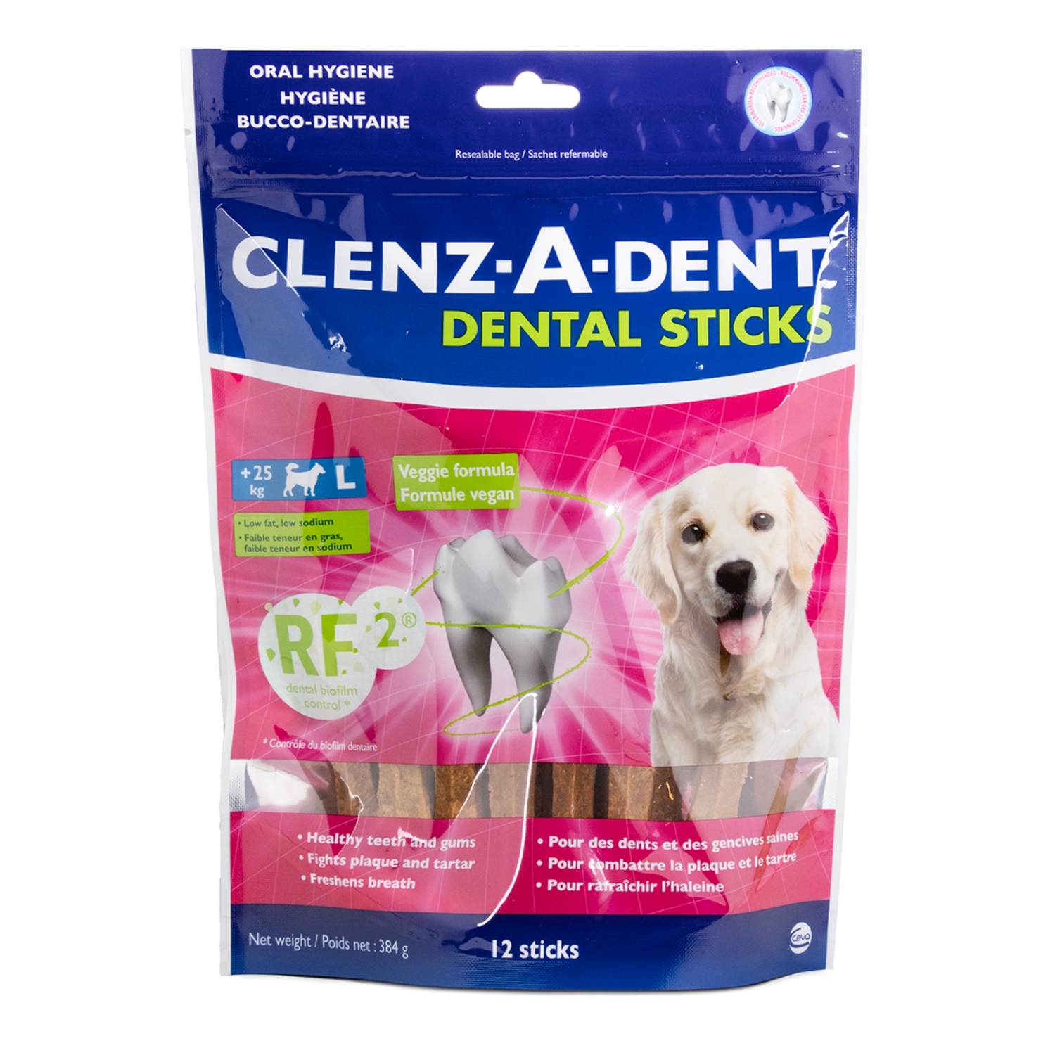 Picture of CLENZ-A-DENT RF2 DENTAL STICKS LARGE - 12s 