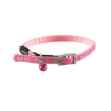 Picture of COLLAR FELINE ROGZ SAFETY PIN BUCKLE SPARKLECAT Adjustable Pink - 1/4in x 10-12in