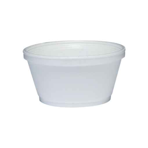 Picture of WATER/FOOD BOWL Disposable FOAM 8oz(J0975A) - 1000/cs