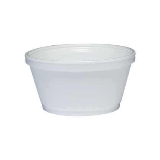 Picture of WATER/FOOD BOWL Disposable FOAM 8oz(J0975A) - 1000/cs