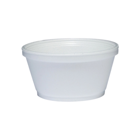Picture of WATER/FOOD BOWL Disposable FOAM 8oz(J0975A) - 1000/cs