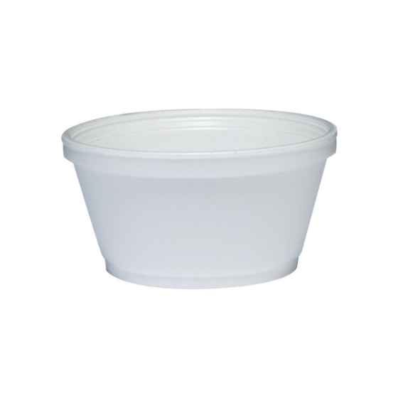 Picture of WATER/FOOD BOWL Disposable FOAM 8oz(J0975A) - 1000/cs