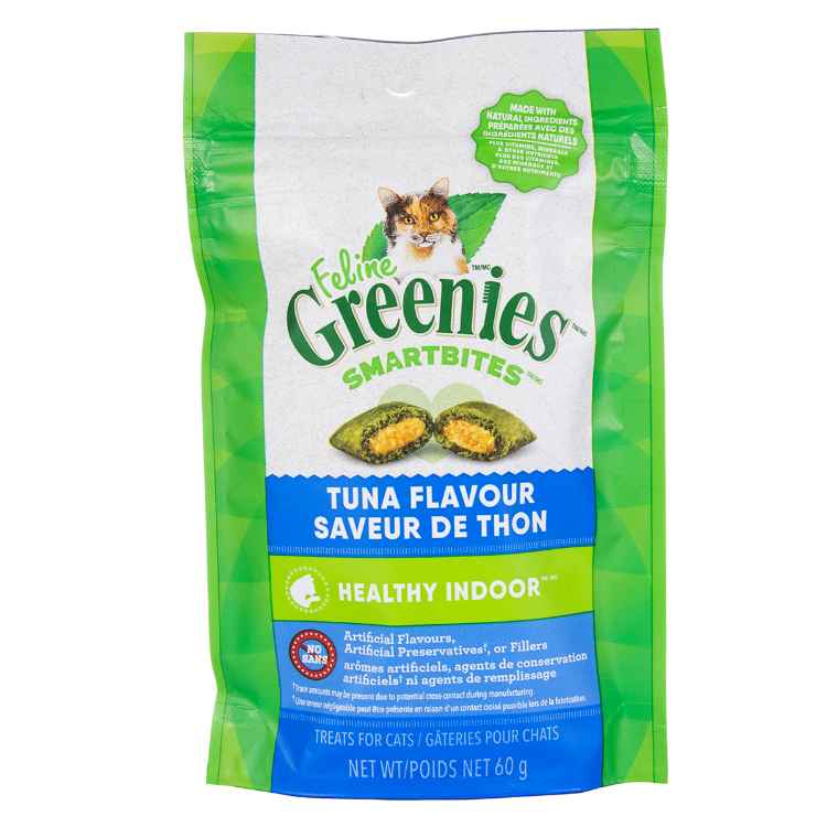 Picture of GREENIE FELINE TREAT SMARTBITES Healthy Indoor Tuna - 2.1oz / 60g