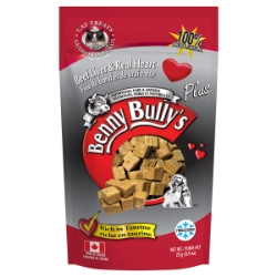 Picture of BENNY BULLY'S PLUS Real Freeze Dried Raw Beef Liver & Beef Heart Cat Treats - 0.9oz/25g
