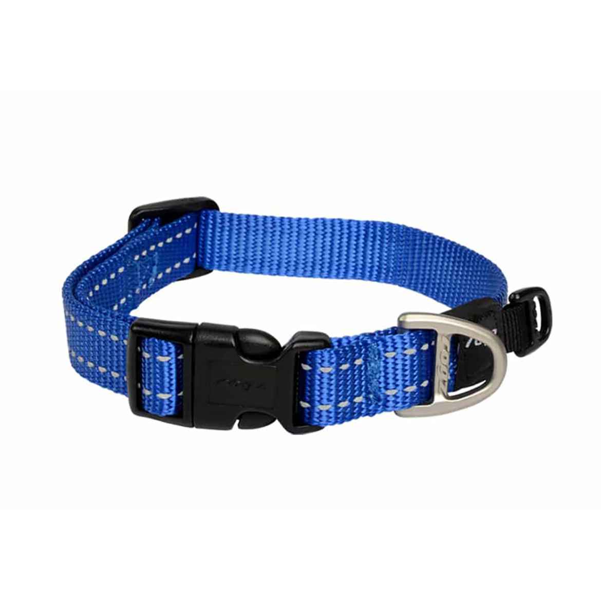 Picture of COLLAR CANINE ROGZ UTILITY NITELIFE Dark Blue - 3/8in x 8-12in