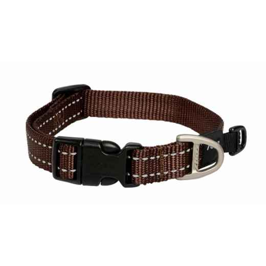 Picture of COLLAR CANINE ROGZ UTILITY LUMBERJACK Chocolate - 1in x 17-27.5in