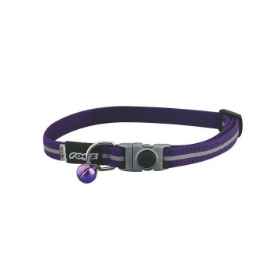 Show details for COLLAR FELINE ROGZ BREAK AWAY ALLEYCAT Adjustable Purple - 3/8in x 8-12in Picture of COLLAR FELINE ROGZ BREAK AWAY ALLEYCAT Adjustable Purple - 3/8in x 8-12in