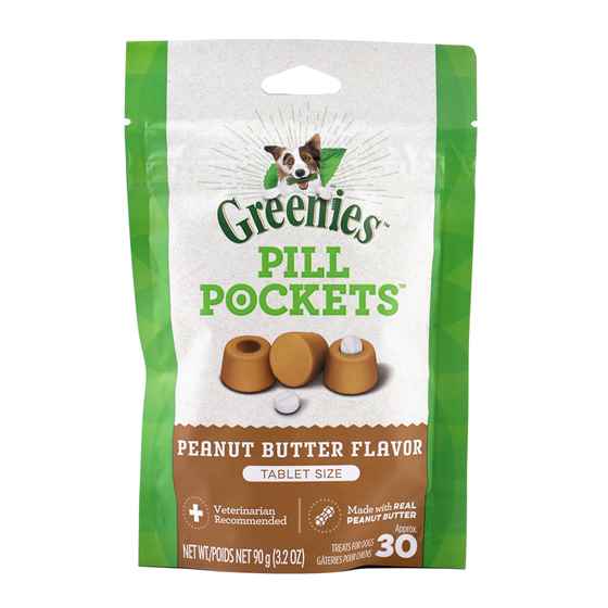 Picture of PILL POCKETS Dog Tablet Peanut Butter Flavor - 3.2oz / 90g