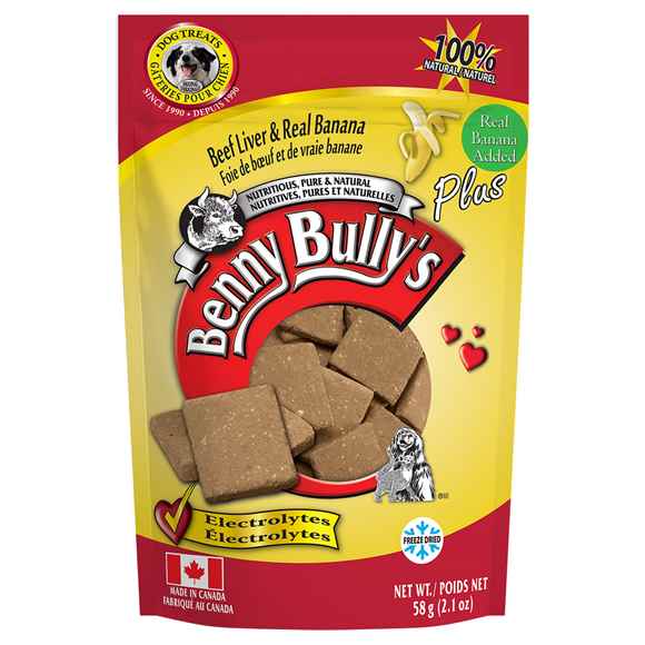 Picture of TREAT BEEF LIVER PLUS BANANA  Benny Bullys - 2.1oz/58g