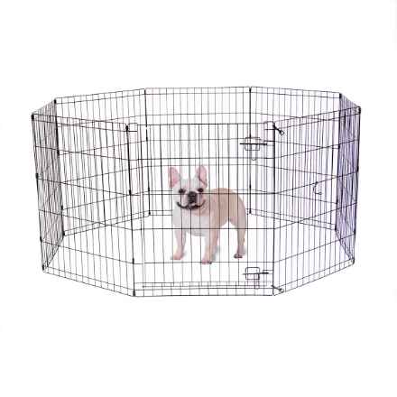 Picture of EXERCISE PEN Simply Essential BLACK Medium - 8 panels  24inW x 30inH