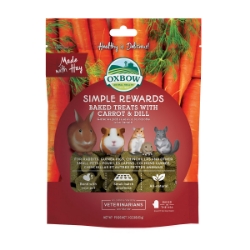 Picture of OXBOW Simple Rewards Baked Small Pet Treats | Carrot & Dill  - 85.05g/3oz