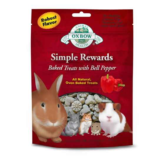 Picture of OXBOW SIMPLE REWARDS BAKED TREATS with BELL PEPPER - 85.05g/3oz