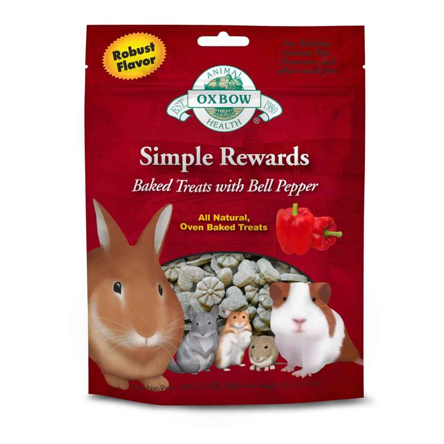 Picture of OXBOW SIMPLE REWARDS BAKED TREATS with BELL PEPPER - 85.05g/3oz