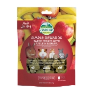 Picture of OXBOW SIMPLE REWARDS BAKED TREATS with  APPLE & BANANA - 85.05g/3oz