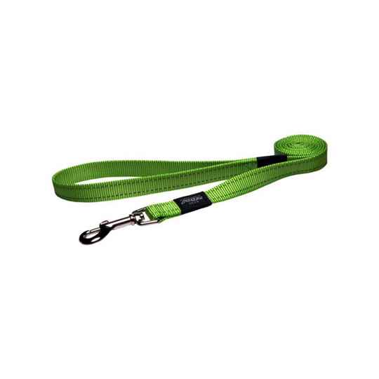 Picture of LEAD CANINE ROGZ UTILITY SNAKE Lime Green - 5/8in x 6ft