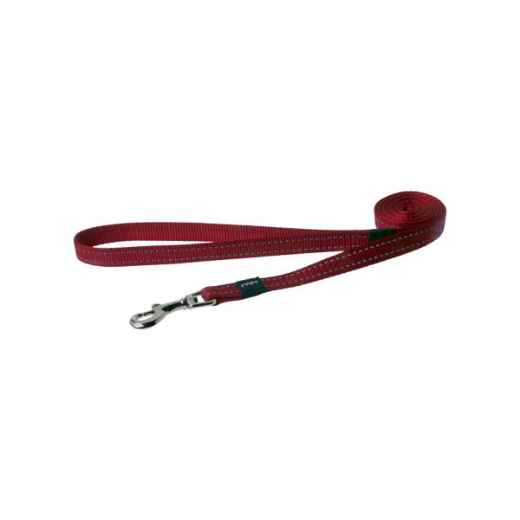 Picture of LEAD CANINE ROGZ UTILITY SNAKE Red - 5/8in x 6ft