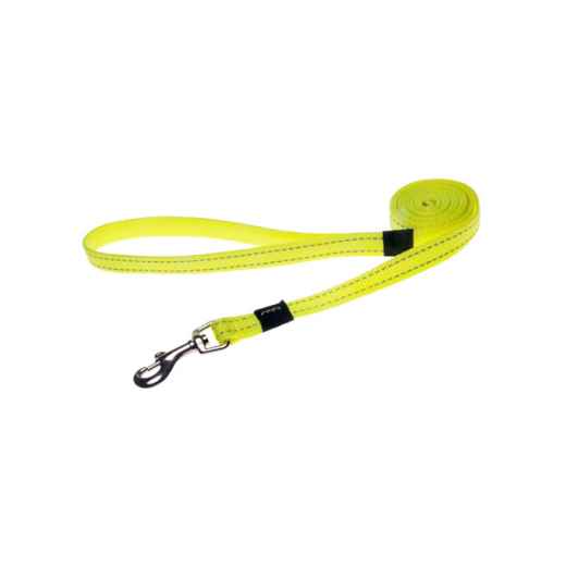 Picture of LEAD CANINE ROGZ UTILITY SNAKE Yellow - 5/8in x 6ft