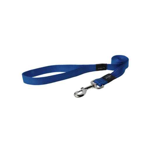 Picture of LEAD CANINE ROGZ UTILITY LUMBERJACK Dark Blue - 1in x 6ft