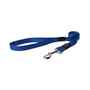 Picture of LEAD CANINE ROGZ UTILITY LUMBERJACK Dark Blue - 1in x 6ft